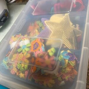 Decorative patches and edgings